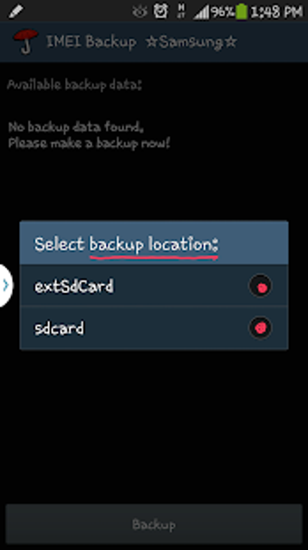 Imagen 2 para IMEI Backup Samsung