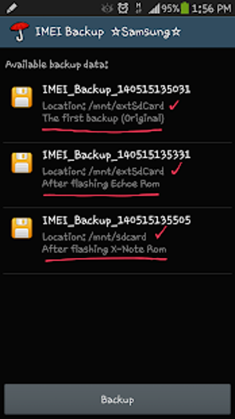 Imagen 0 para IMEI Backup Samsung