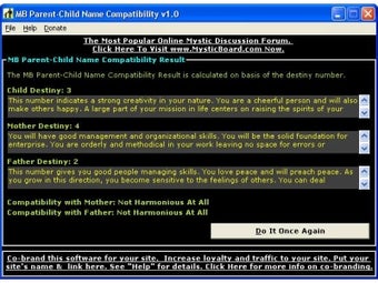 Image 0 for Parent Child Name Compati…