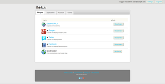 Image 0 for BitNami ThinkUp Stack