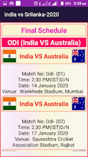 Image 1 for India vs srilanka t20 -20…