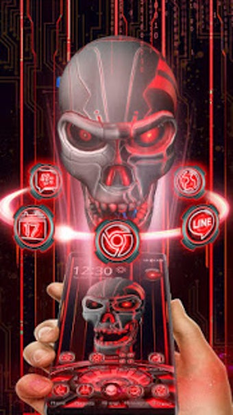 Image 1 for 3D Tech Skull Launcher - …