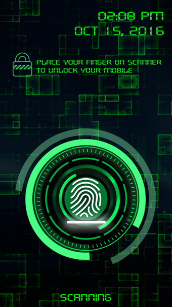 Imagen 2 para Fingerprint Lock Screen P…