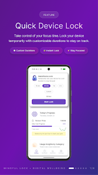 Image 0 for Mindful Lock: Focus Wellb…