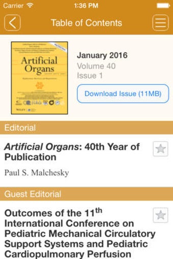 Imagen 0 para Artificial Organs