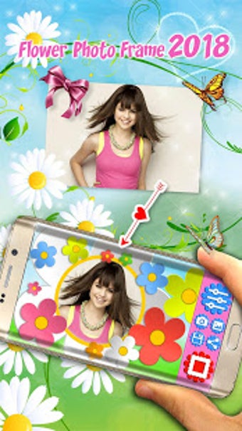 Imagen 3 para Flower Photo Frame Beauti…