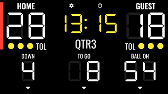 Image 0 for American Football Scorebo…