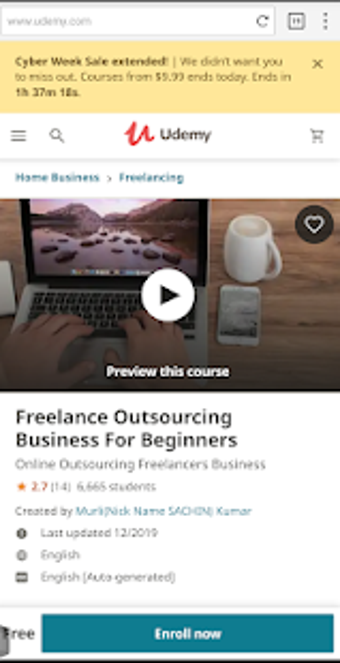 Image 0 for Udemy Free Courses