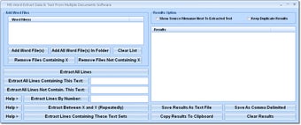 Imagen 0 para MS Word Extract Data & Te…