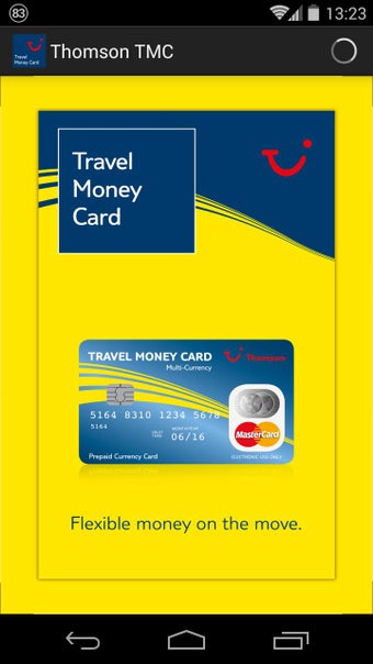 Image 1 for Thomson Travel Money Card