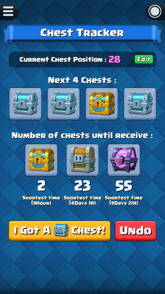 Image 1 for Chest Tracker for Clash R…