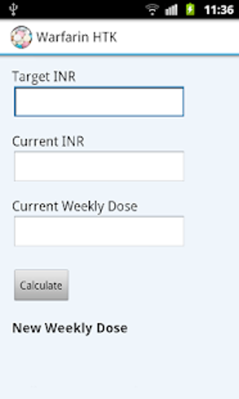 Image 1 for Warfarin Dosing HTK