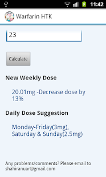 Image 3 for Warfarin Dosing HTK