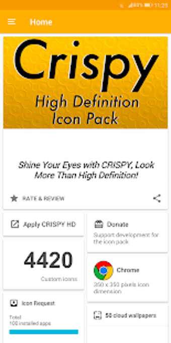 Imagen 2 para Crispy HD - Icon Pack