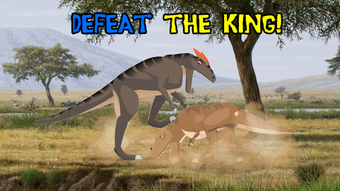 Image 1 for T-Rex Fights Allosaurus