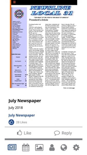 Image 3 for UAW Local 31 Member App
