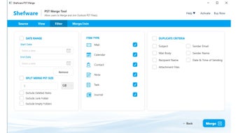 Imagen 0 para Shefware PST Merge Tool