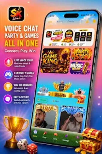 Image 0 for SK LIVE: Voice Chat Rooms