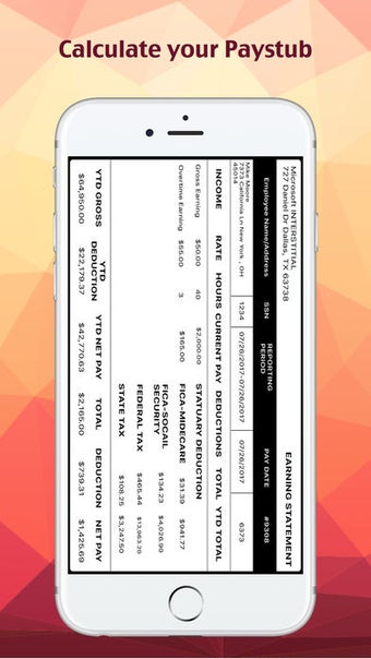 Image 3 for Paystub Calculator Payche…