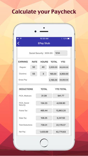 Image 1 for Paystub Calculator Payche…