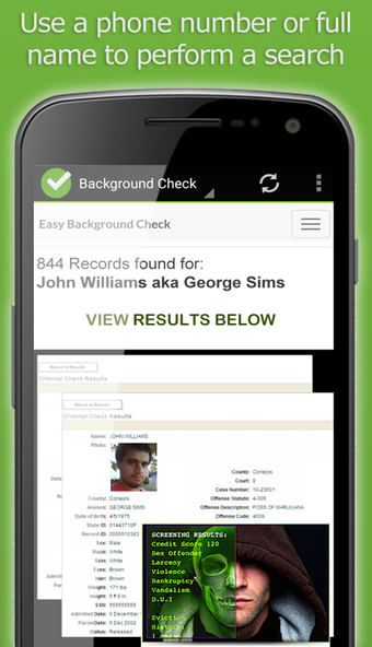 Imagen 2 para Criminal Search Backgroun…