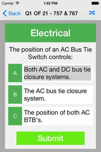 Image 0 for B757 / 767 Exam Questions