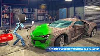 Imagen 2 para Stickman Car Garage Repai…