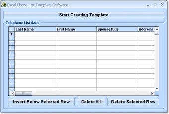 Imagen 0 para Excel Phone List Template…