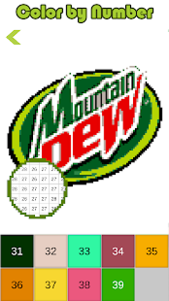 Image 0 for Food Logo Color By Number…
