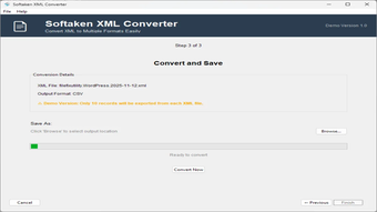 Imagen 0 para Softaken XML Converter