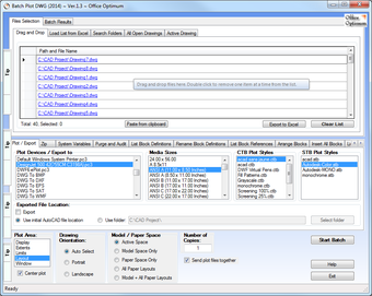 Image 0 for Batch Plot DWG (2014)