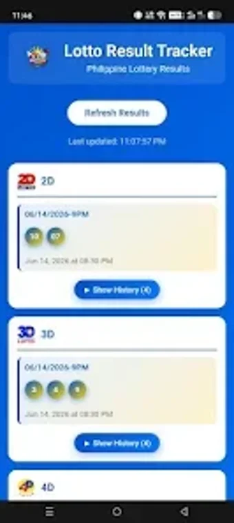 Imagen 0 para PH Draw Result