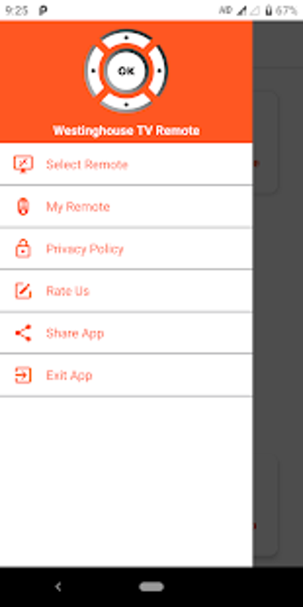 Image 0 for Remote for Westinghouse T…