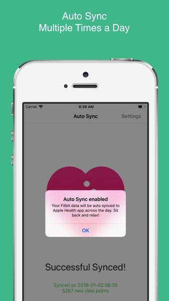 Image 1 for Auto Sync for Fitbit to H…