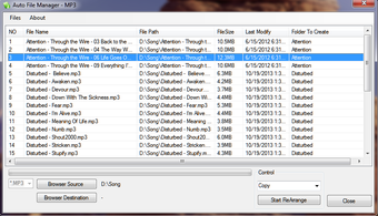 Image 0 for Auto File Manager - MP3