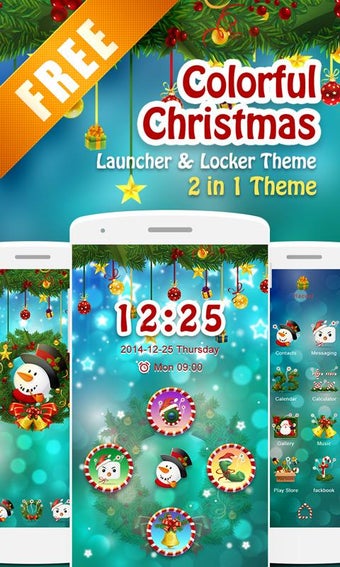 Imagen 0 para Colorful Xmas 2 in 1 Them…