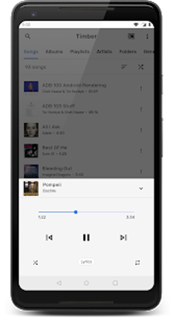 Image 2 for TimberX Music Player