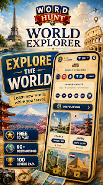 Imagen 0 para Word Hunt: World Explorer