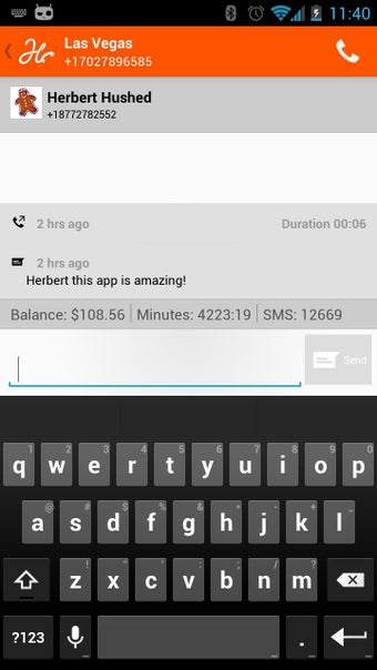 Image 2 for Hushed Disposable Phone &…