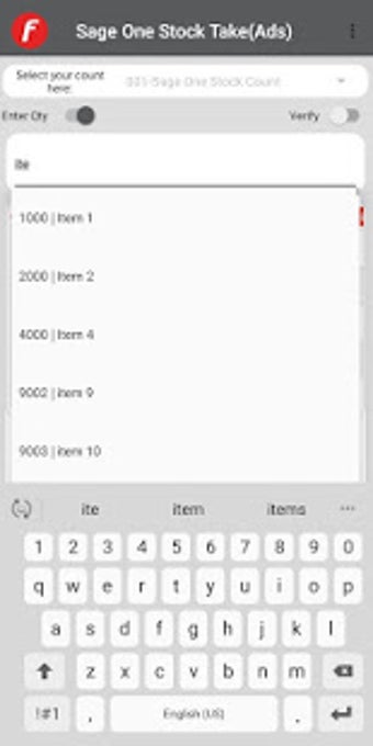 Image 0 for Sage One StockTake(Sage B…
