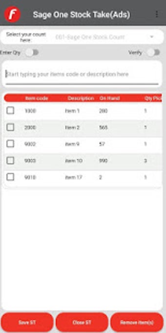 Image 2 for Sage One StockTake(Sage B…