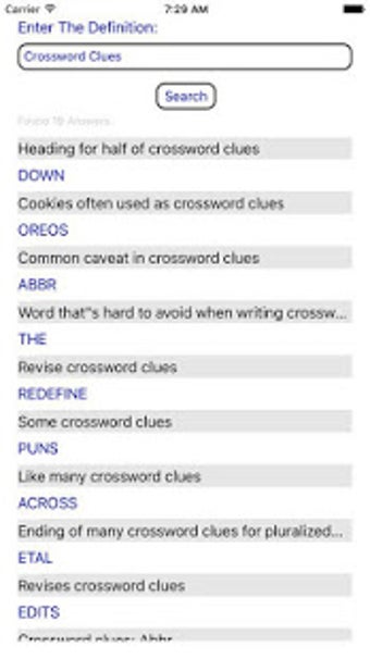 Image 2 for Crossword Solver Clue - B…