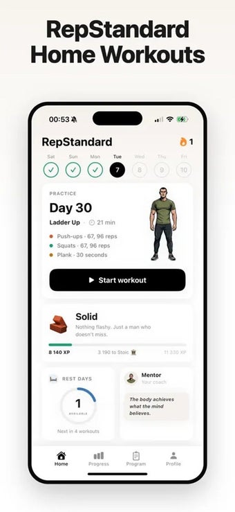 Imagen 0 para RepStandard - HomeWorkout…