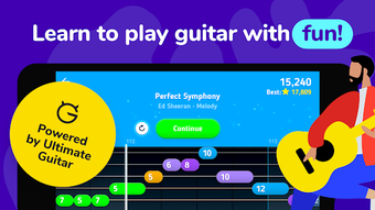 Image 1 for MelodiQ: Learn Guitar Tab…
