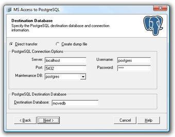 Image 0 for Access To PostgreSQL