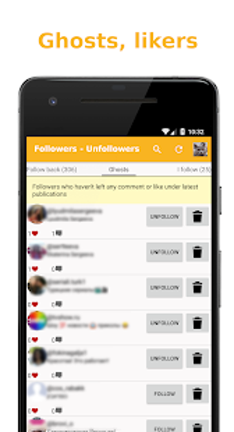 Imagen 1 para Followers - Unfollowers