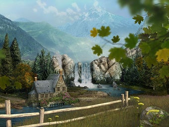 Image 0 for Mountain Waterfall 3D Scr…