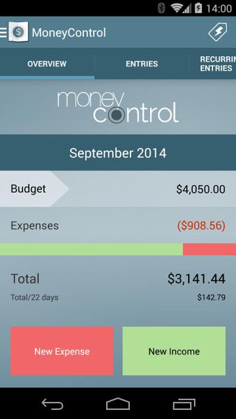 Imagen 1 para MoneyControl Expense Trac…