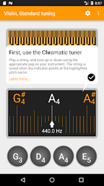 Imagen 1 para Violin and Guitar Tuner