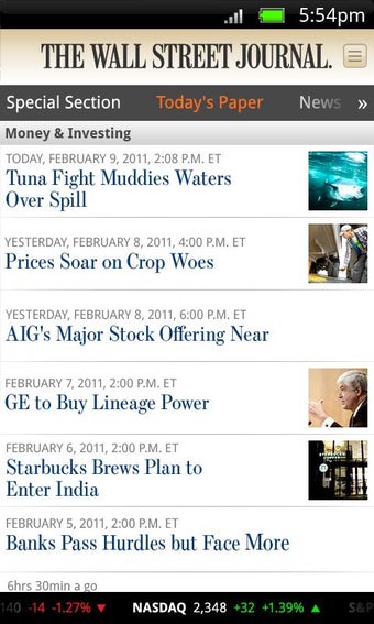 Imagen 1 para The Wall Street Journal: …